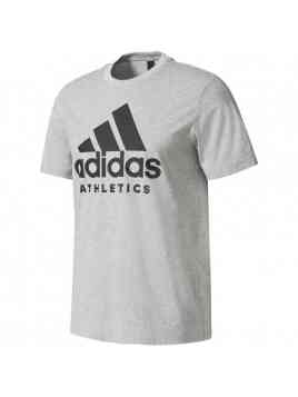 Adidas SID Branded Tee (Grijs/Zwart)
