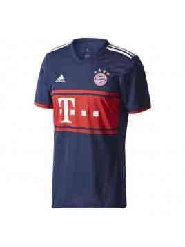 Adidas FC Bayern Munchen Away Jersey Youth 2017-2018 (Blauw/Rood/Wit)