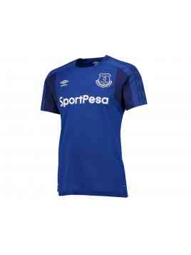 Umbro Everton FC Home Jersey 2017-2018 (Blauw/Wit/Zwart)