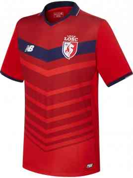 New Balance Lille OSC Jersey 2017-2018 (Rood/Blauw)