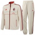 AC Milan presentatie trainingspak beige