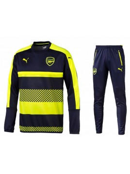 Arsenal trainingspak 2016/2017 blue / lime green