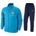 Manchester City 2014-15 presentatie trainingspak lichtblauw