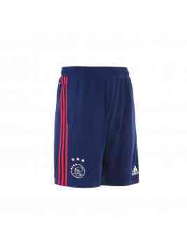 Adidas Ajax Away Short Kids 2017-2018 (Blauw/Rood)