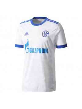 Adidas FC Schalke 04 Away Jersey 2017-2018 (Wit/Blauw)
