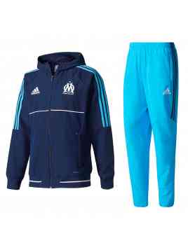 Adidas Olympique Marseille Presentation Suit 2017-2018 (Blauw/Wit)
