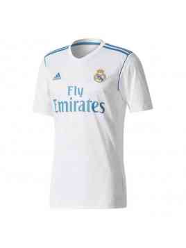 Adidas Real Home Jersey Youth 2017-2018 (Wit/Blauw)