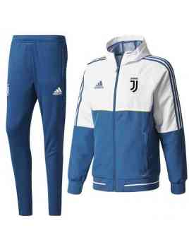 Adidas Juventus Presentation Suit 2017-2018 (Blauw/Wit)