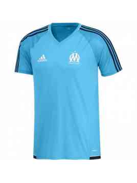 Adidas Olympique Marseille Training Jersey 2017-2018 (Wit/Lichtblauw)