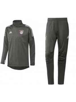 Adidas FCB Hybride Trainingspak EU 2017-2018 SR (Grijs/Wit)