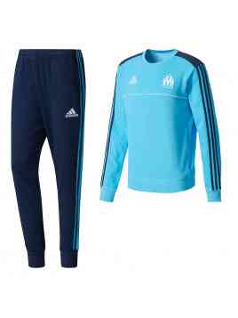 Adidas Olympique Marseille Sweat Training Suit 2017-2018 (Lichtblauw)